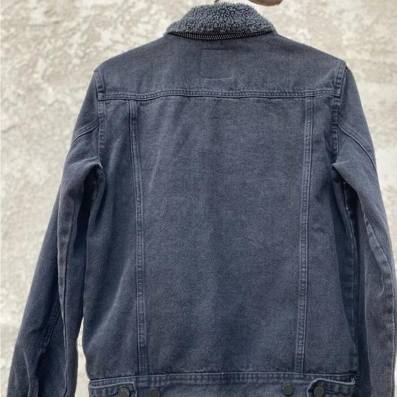 NW Blank NYC choral gray Denim Jacket Sz S - Picture 7 of 12